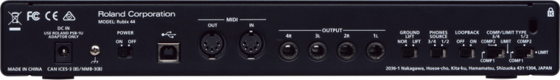 ROLAND RUBIX 44 USB AUDIO INTERFACE