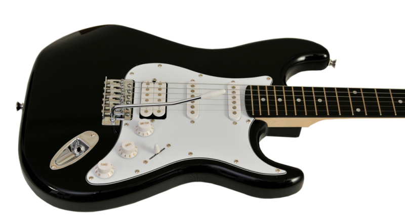 EVER PLAY ST-2 BK/WH GITARA ELEKTRYCZNA