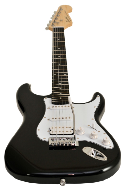 EVER PLAY ST-2 BK/WH GITARA ELEKTRYCZNA