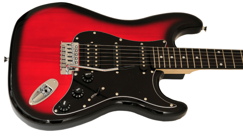 EVER PLAY ST-2 RED/BK GITARA ELEKTRYCZNA