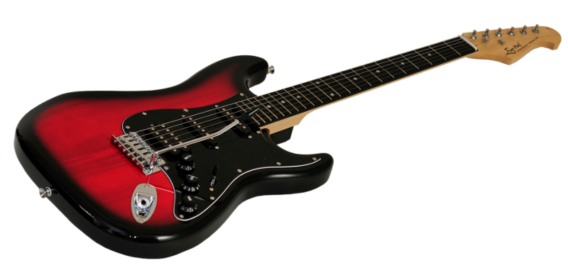 EVER PLAY ST-2 RED/BK GITARA ELEKTRYCZNA