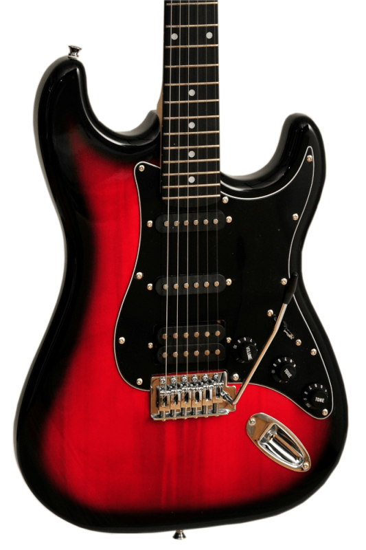 EVER PLAY ST-2 RED/BK GITARA ELEKTRYCZNA