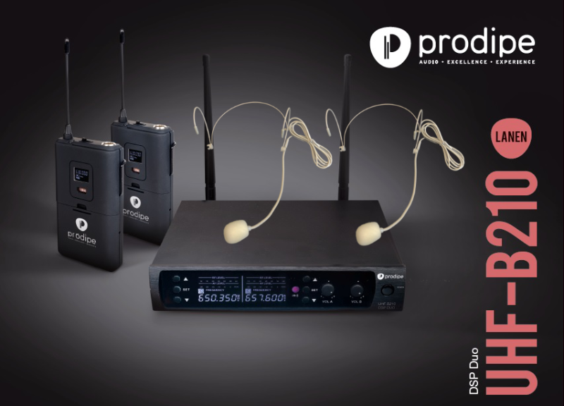 PRODIPE B210 DUO DSP UHF NAGŁOWNE