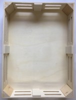 EVER PLAY WOODEN BOX SKRZYNKA 36X26X5