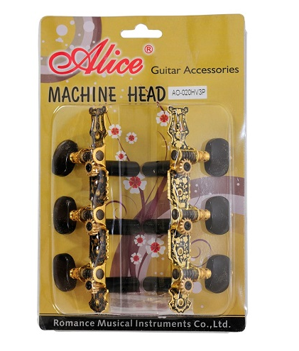 ALICE AO-020HV3P KLUCZE DO GITARY KLASYCZNEJ GOLD