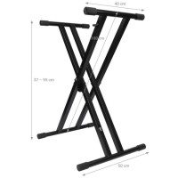 V-TONE DELUXE K1 STATYW KLAWISZOWY REGULOWANY SAMOBLOKUJĄCY XX
