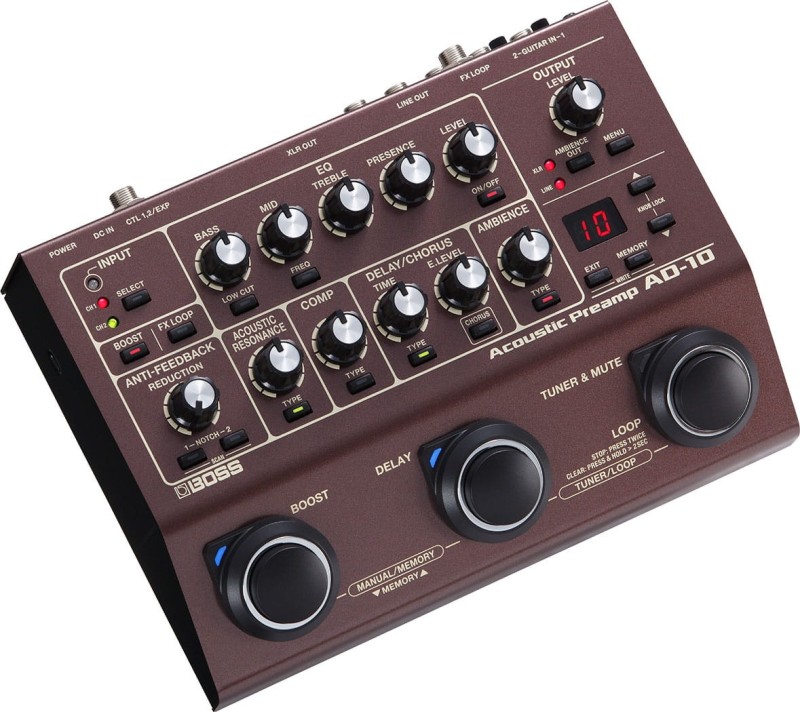 BOSS AD-10 ACOUSTIC PREAMP