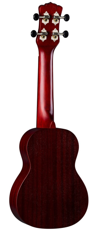 LUNA VINTAGE MAHOGANY RED SATIN UKULELE SOPRANOWE