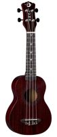LUNA VINTAGE MAHOGANY RED SATIN UKULELE SOPRANOWE