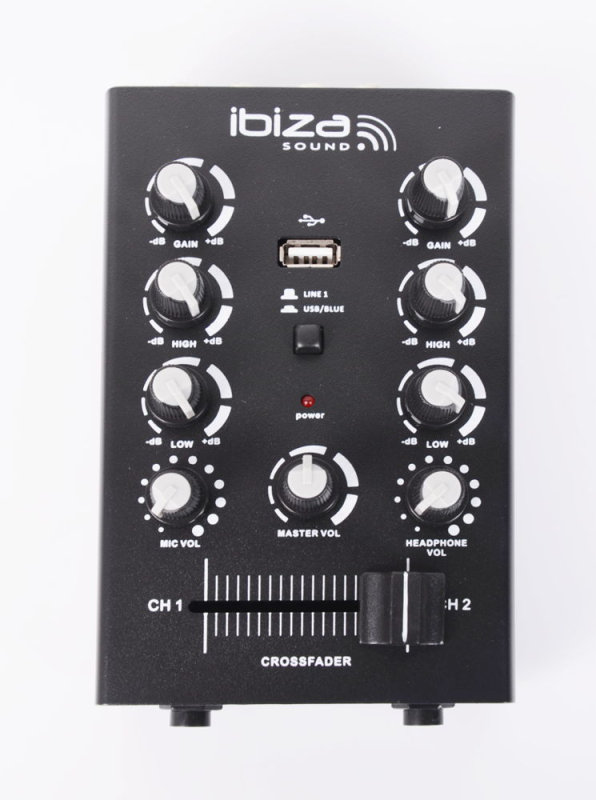 IBIZA MIX500BT MIKSER USB BLUETOOTH