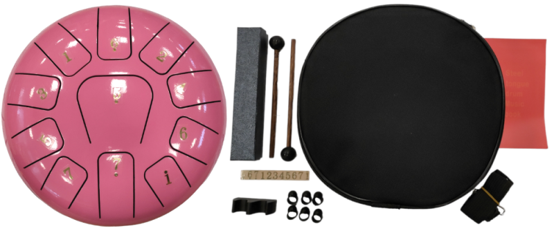 KLG-10-11 PURPLE TONGUE DRUM BĘBENEK ETERYCZNY