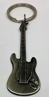 ZEBRA MUSIC BRELOCZEK DO KLUCZY GITARA ELEKTRYCZNA TYPU STRATOCASTER BR03 BRELOK