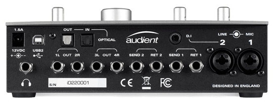 AUDIENT iD22 INTERFEJS AUDIO USB 10IN14OUT