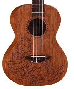 LUNA UKE TTN MAH TATTOO MAHOGANY UKULELE TENOROWE