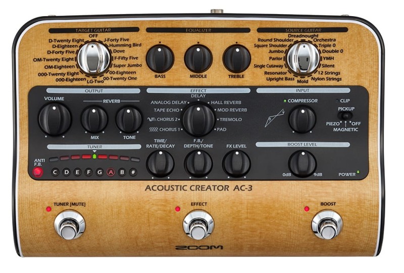 ZOOM AC-3 ACOUSTIC CREATOR MULTIEFEKT DOGITARY AKUSTYCZNEJ