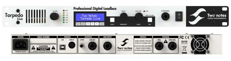 TWO NOTES TORPEDO LIVE