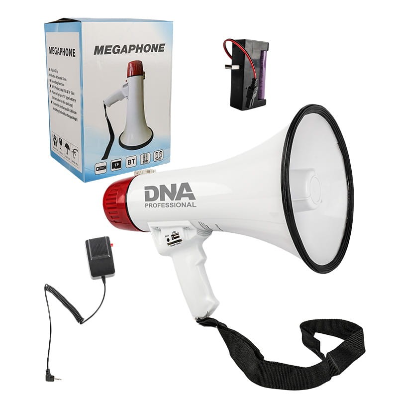DNA MEGA1 MEGAFON WZMACNIACZ GŁOSU SYRENA USB BT