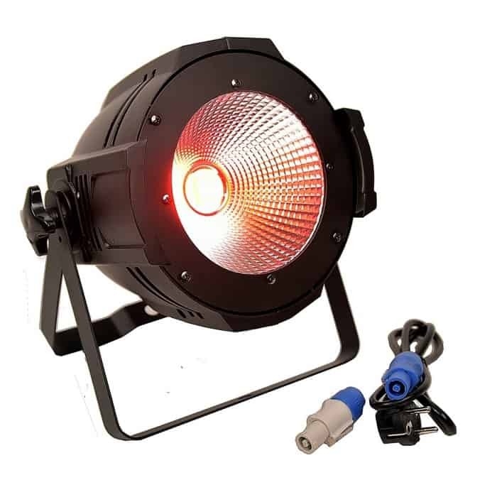LIGHT4ME LED COB RGBA PAR 64 150W POWERCON IN/OUT