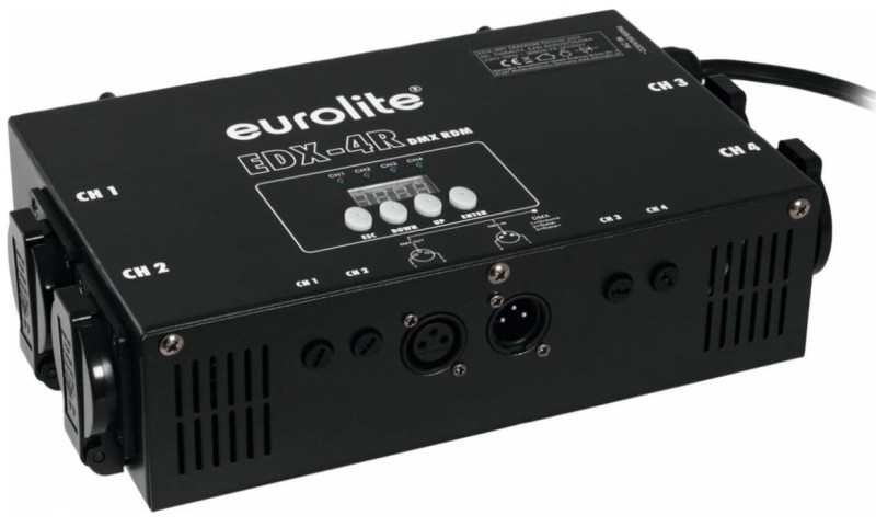 EUROLITE EDX-4RT DMX RDM TRUSS DIMMER PACK