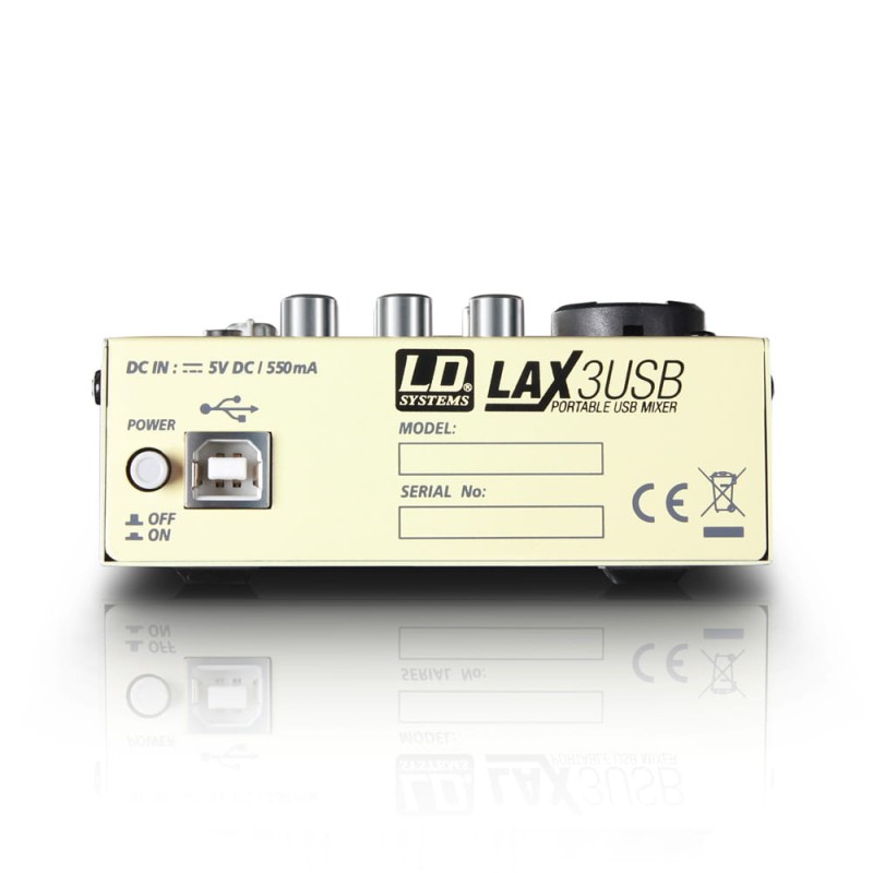 LD SYSTEMS LAX 3 USB MIKSER