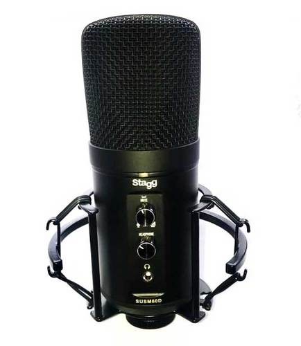 STAGG SUSM60D MIKROFON USB Z INTERFEJSEM