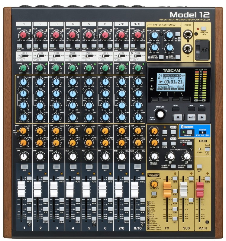TASCAM MODEL 12 MIKSER REJESTRATOR USB