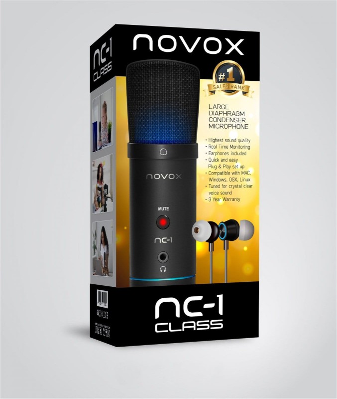 NOVOX NC-1 CLASS MIKROFON POJEMNOŚCIOWY USB