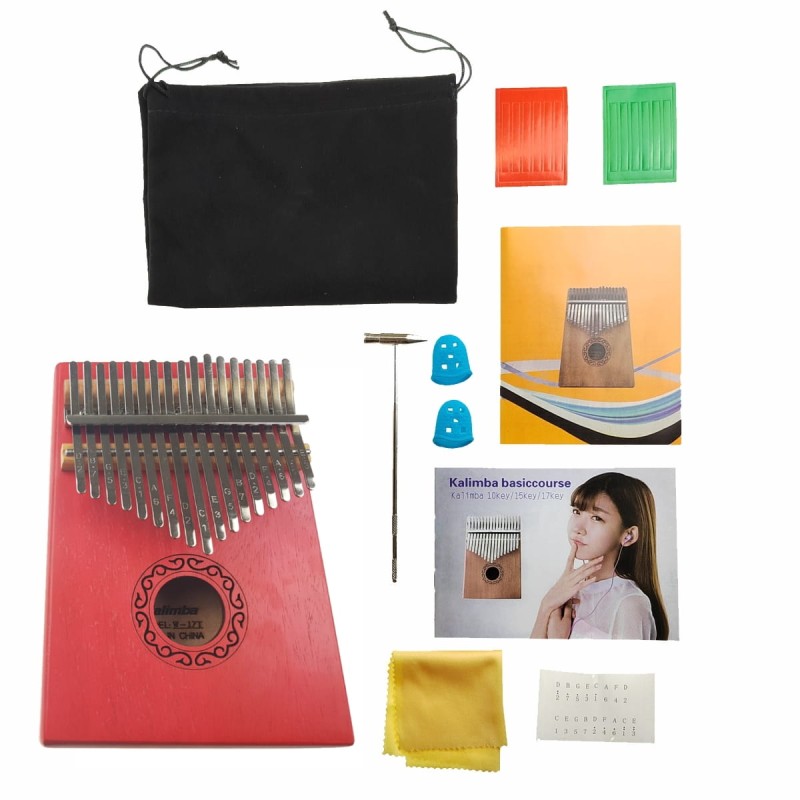 JEREMI W-17T-7 CZERWONA KALIMBA