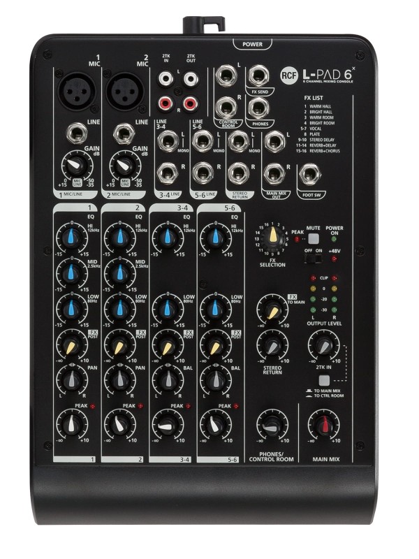 RCF LIVEPAD 6X MIKSER