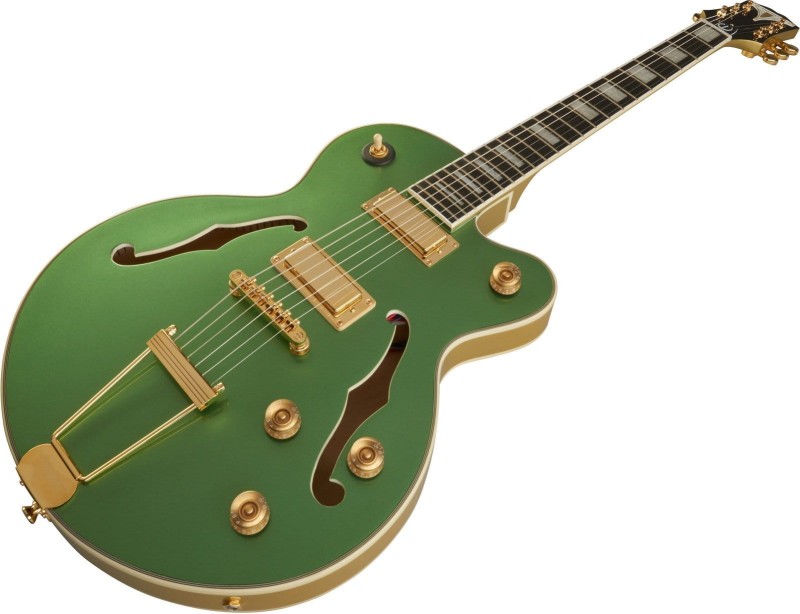 EPIPHONE UPTOWN KAT ES EGM EMERALD GREEN METALLIC
