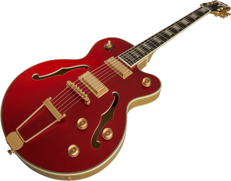 EPIPHONE UPTOWN KAT ES RUM RUBBY RED METALLIC
