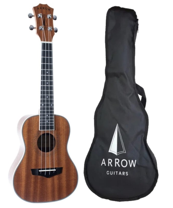 ARROW MH10 SAPELE PLUS CONCERT UKULELE W/BAG UKULELE KONCERTOWE Z POKROWCEM