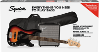 SQUIER AFFINITY PRECISION BASS PJ LRL 3TS PACK 037-2980-600