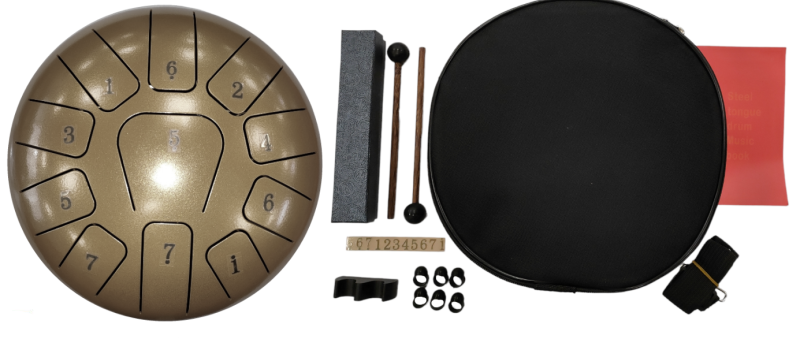 KLG-10-11 BROWN TONGUE DRUM BĘBENEK ETERYCZNY