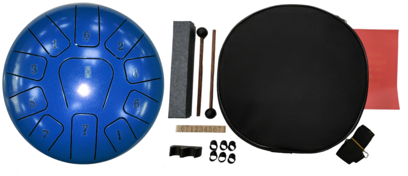 KLG-10-11 BLUE TONGUE DRUM BĘBENEK ETERYCZNY