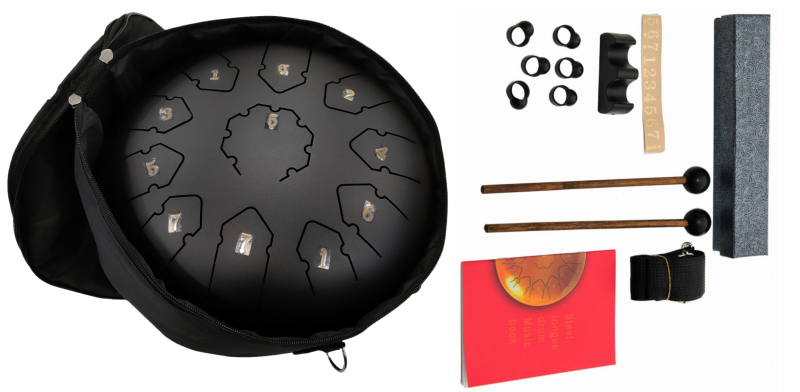 AMBRA BG493B TONGUE DRUM 12 11 TONOWY TANK HANDPAN BĘBEN