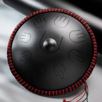 HLURU TAH9-14-INKBLACK HANDPAN