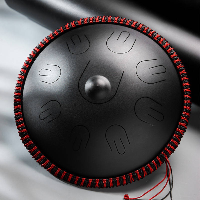 HLURU TAH9-14-INKBLACK HANDPAN