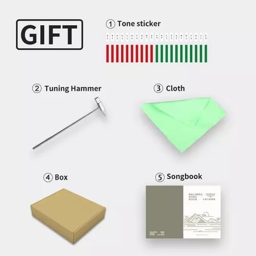 HLURU KHS17-POPLAR KALIMBA