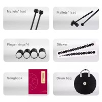 HLURU TWG11-6-NAVYBLUE TONGUE DRUM