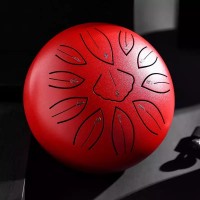 HLURU TWG11-6-RED TONGUE DRUM