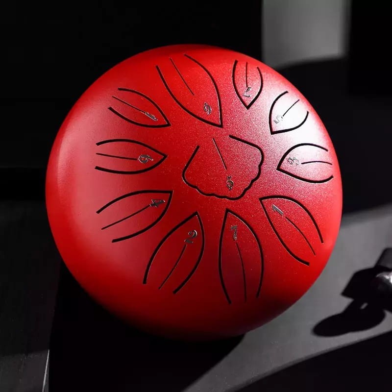 HLURU TWG11-6-RED TONGUE DRUM