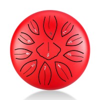 HLURU TWG11-6-RED TONGUE DRUM