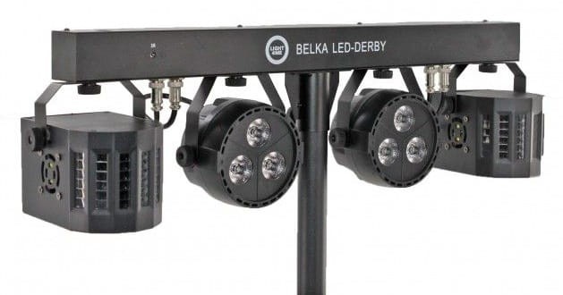 LIGHT4ME BELKA LED DERBY PAR ZESTAW OŚWIETLENIOWY