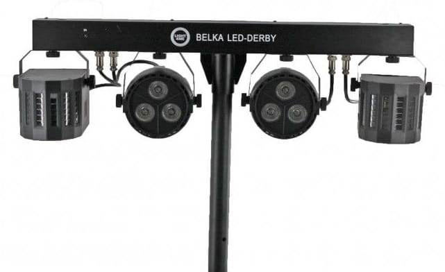 LIGHT4ME BELKA LED DERBY PAR ZESTAW OŚWIETLENIOWY