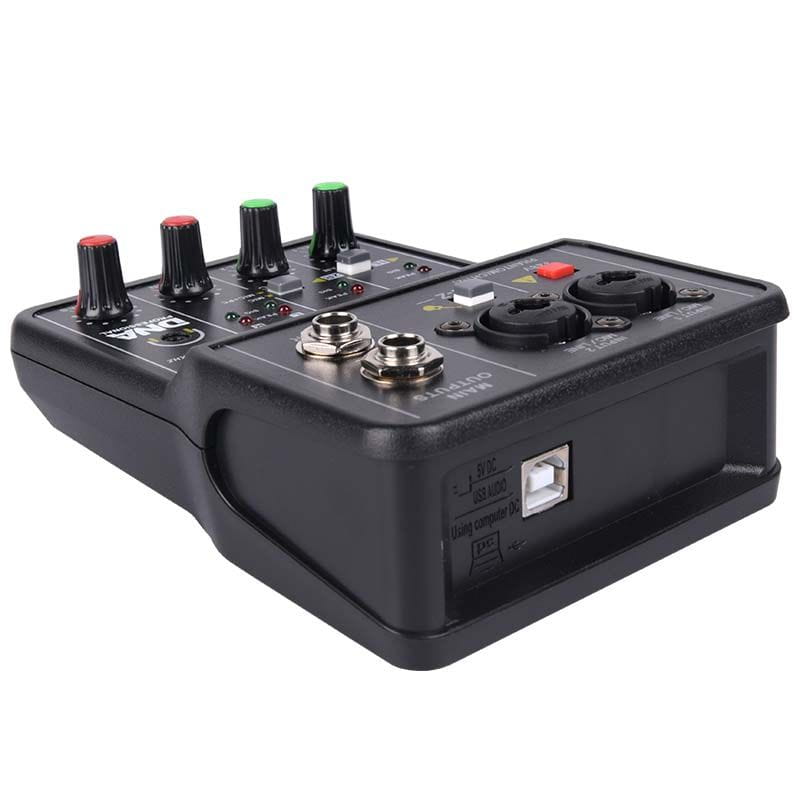 DNA MIX 2 MIKSER ANALOGOWY 2-KANAŁOWY Hi-Z INTERFEJS AUDIO USB