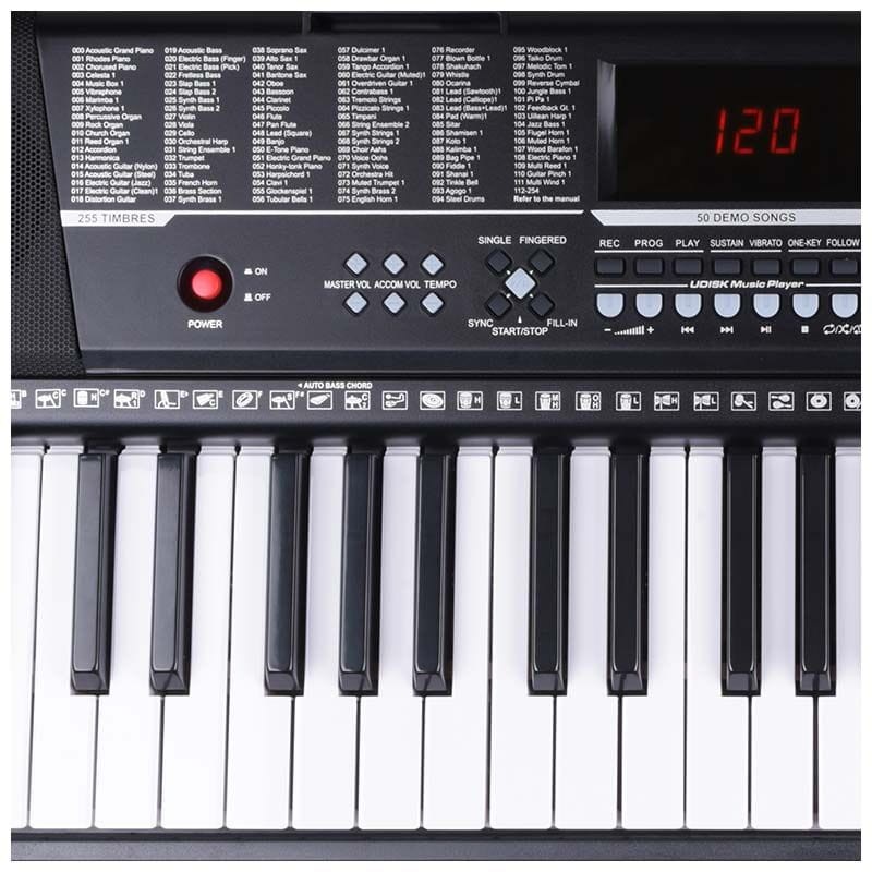 MK 2102 KEYBOARD KLAWISZE ORGANY DLA DZIECI DO NAUKI GRY USB MP3