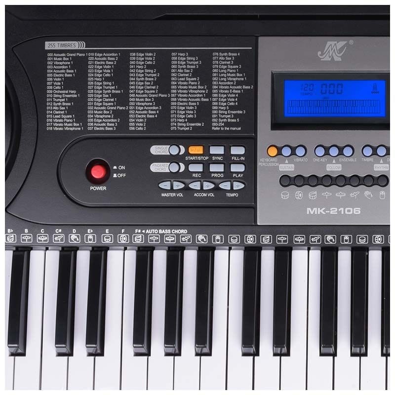 MK 2106 KEYBOARD KLAWISZE ORGANY DLA DZIECI DO NAUKI GRY USB MP3 MIKROFON