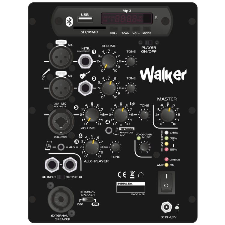 LDM WALKER D216/BT 14AH+2xH16