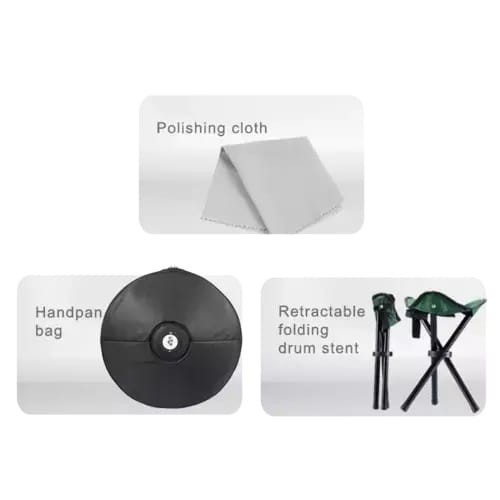 HLURU HB9-GRAY HANDPAN 9 TON 22